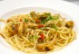 Spaghetti met mosselen